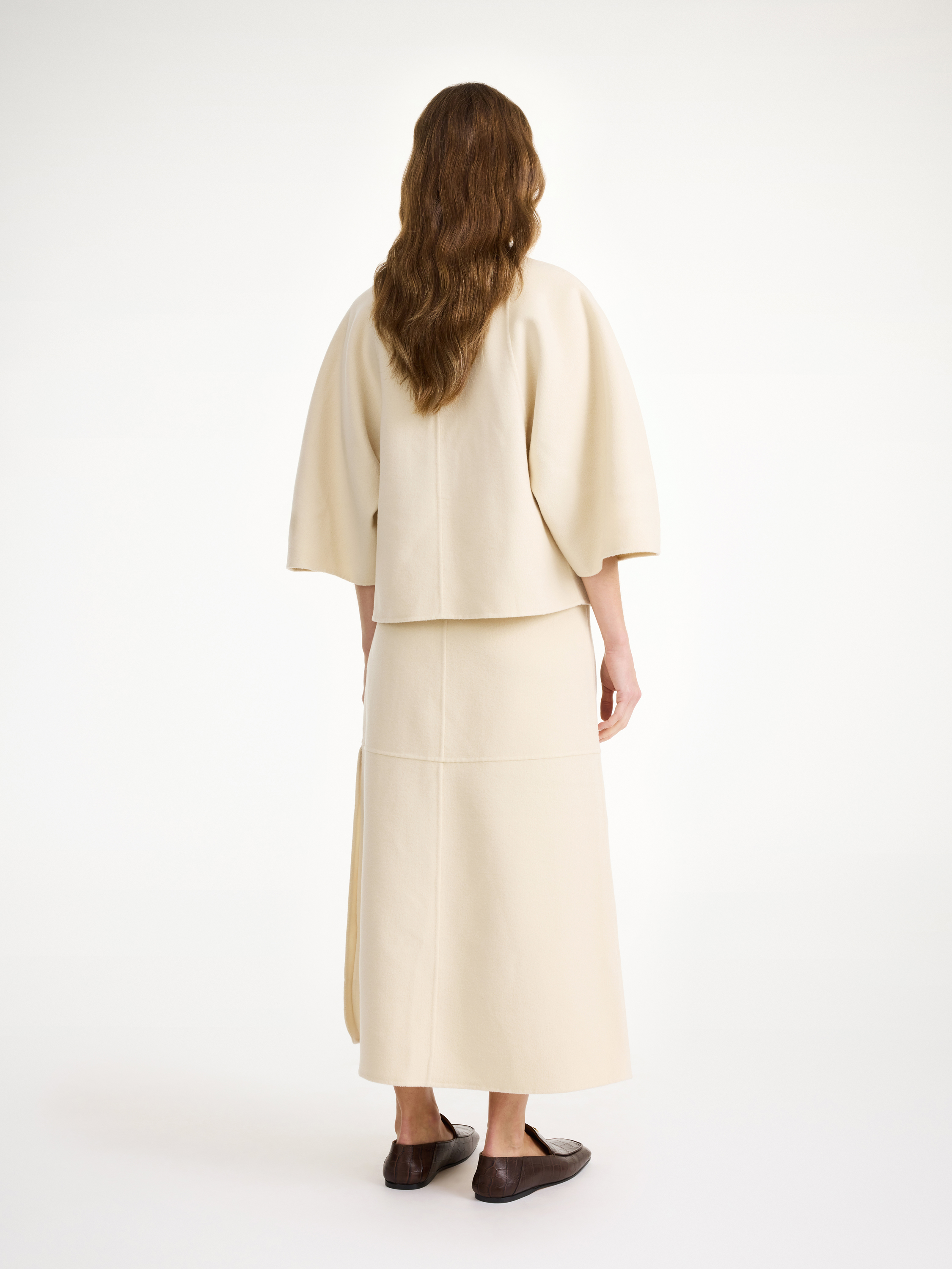 By Malene Birger Pullover Made Of Lyocell In Pearl
