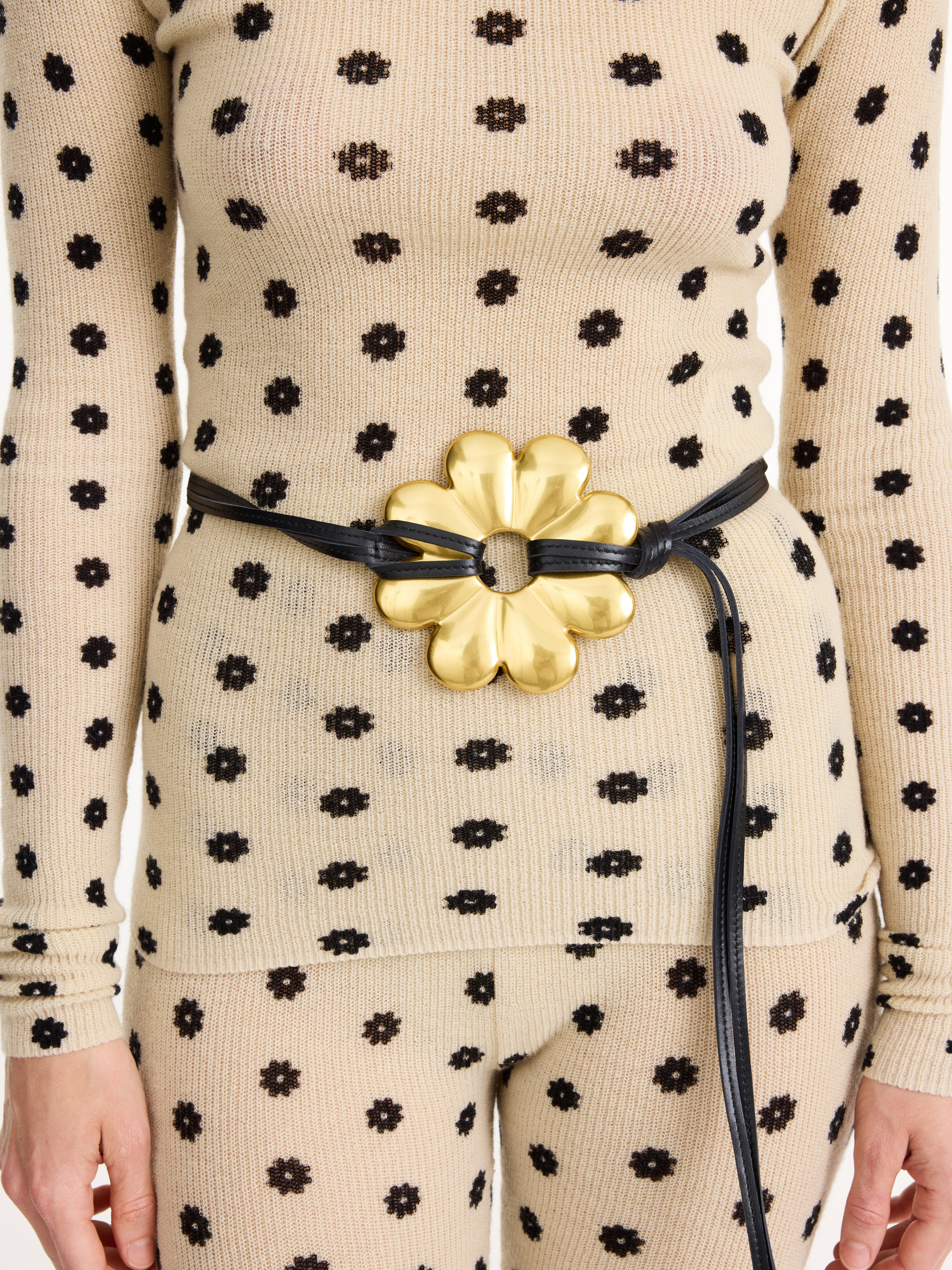By Malene Birger Ferino Belt In Black