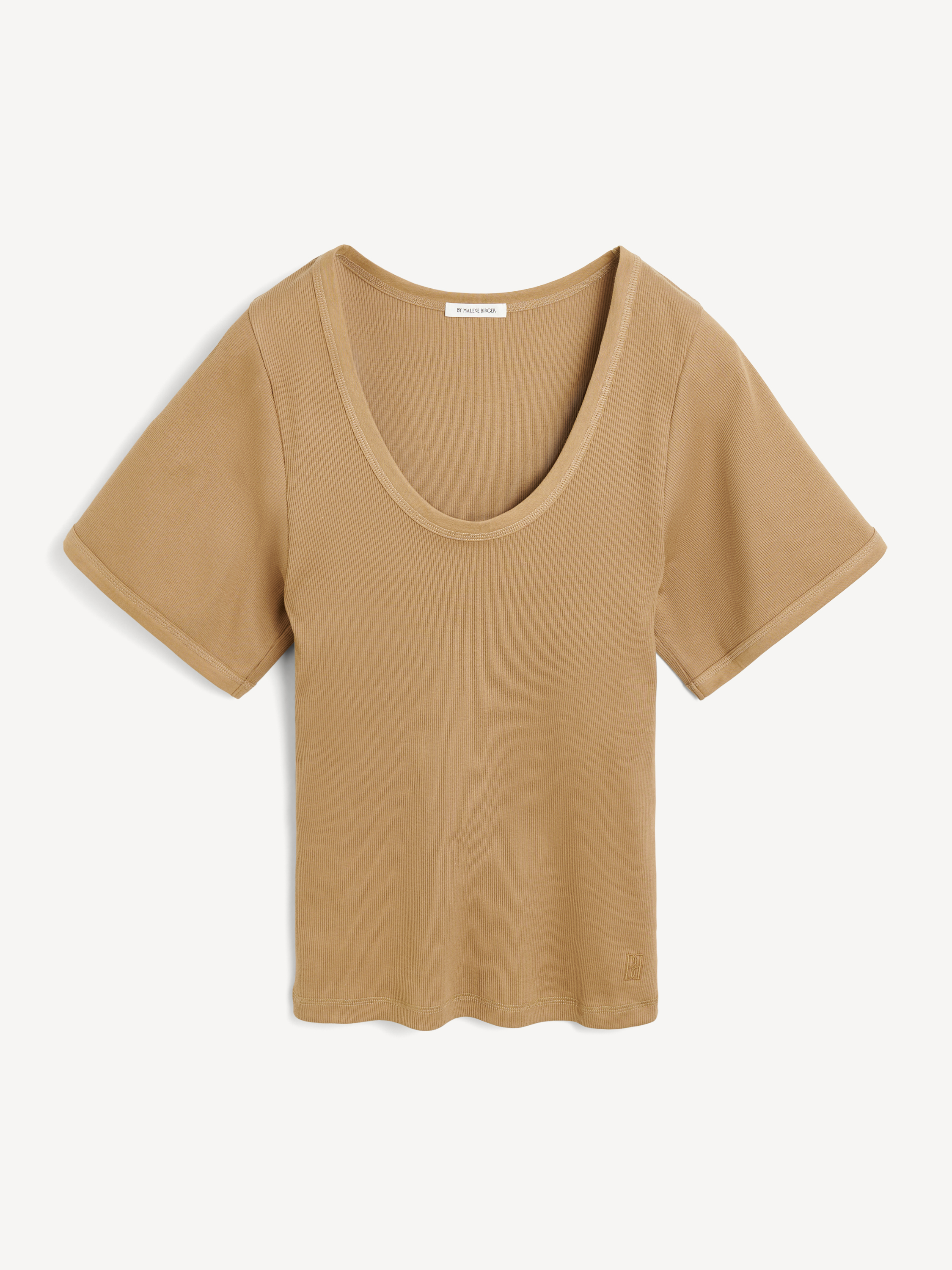 By Malene Birger Lunai T-shirt In Light Brown