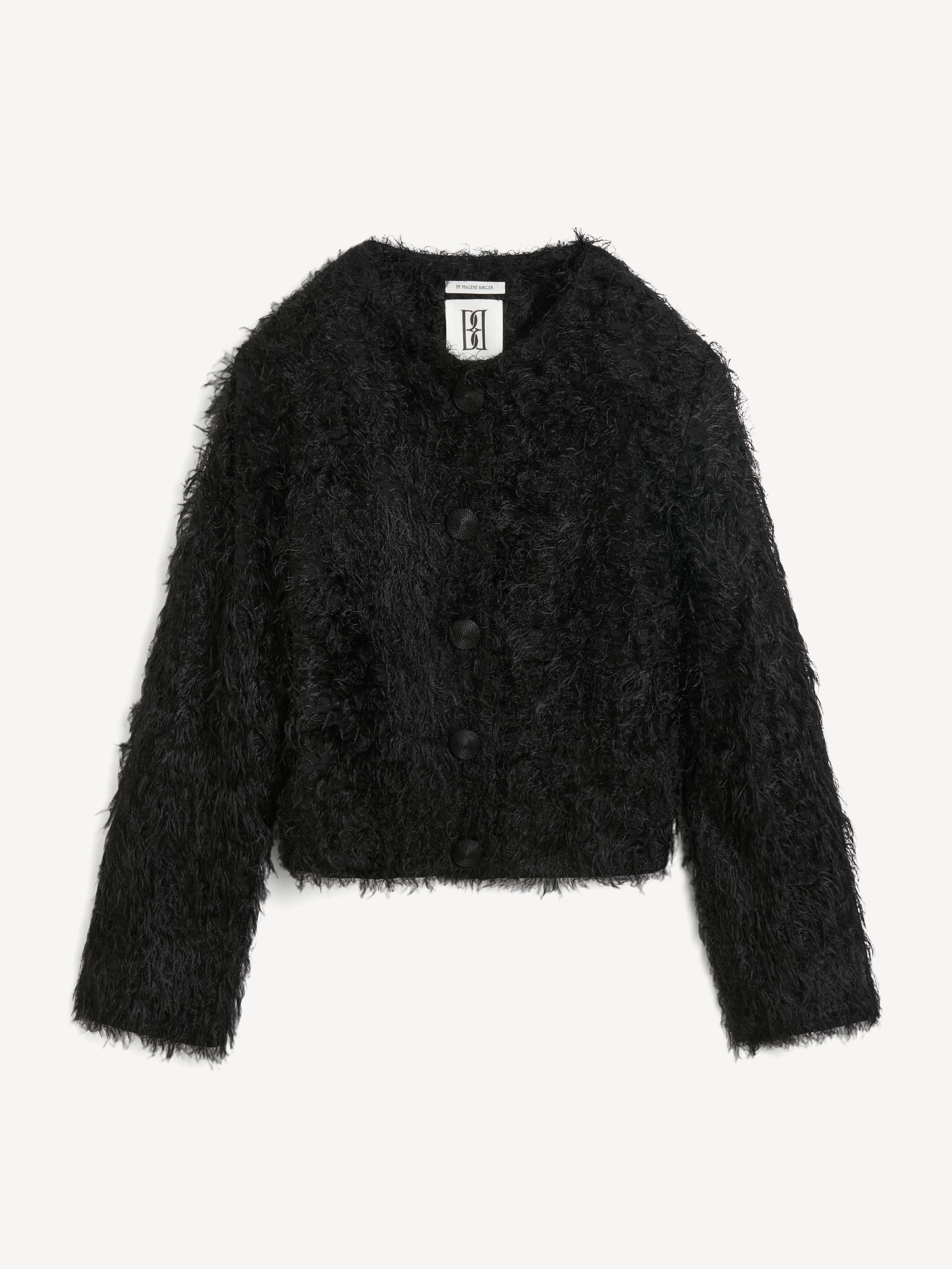 By Malene Birger Long-sleeved Cardigan In Black