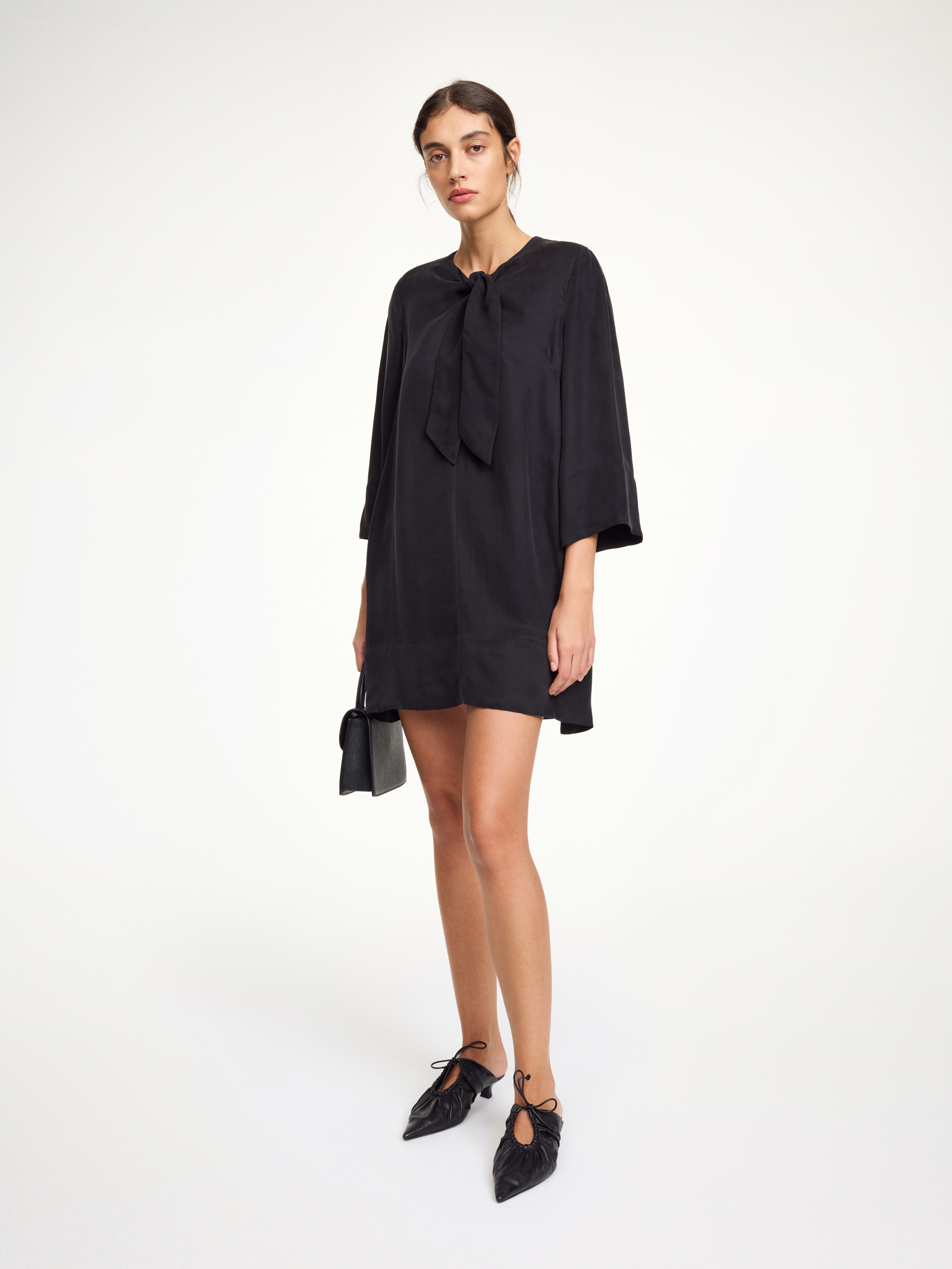 By Malene Birger Javea Mini Dress In Black