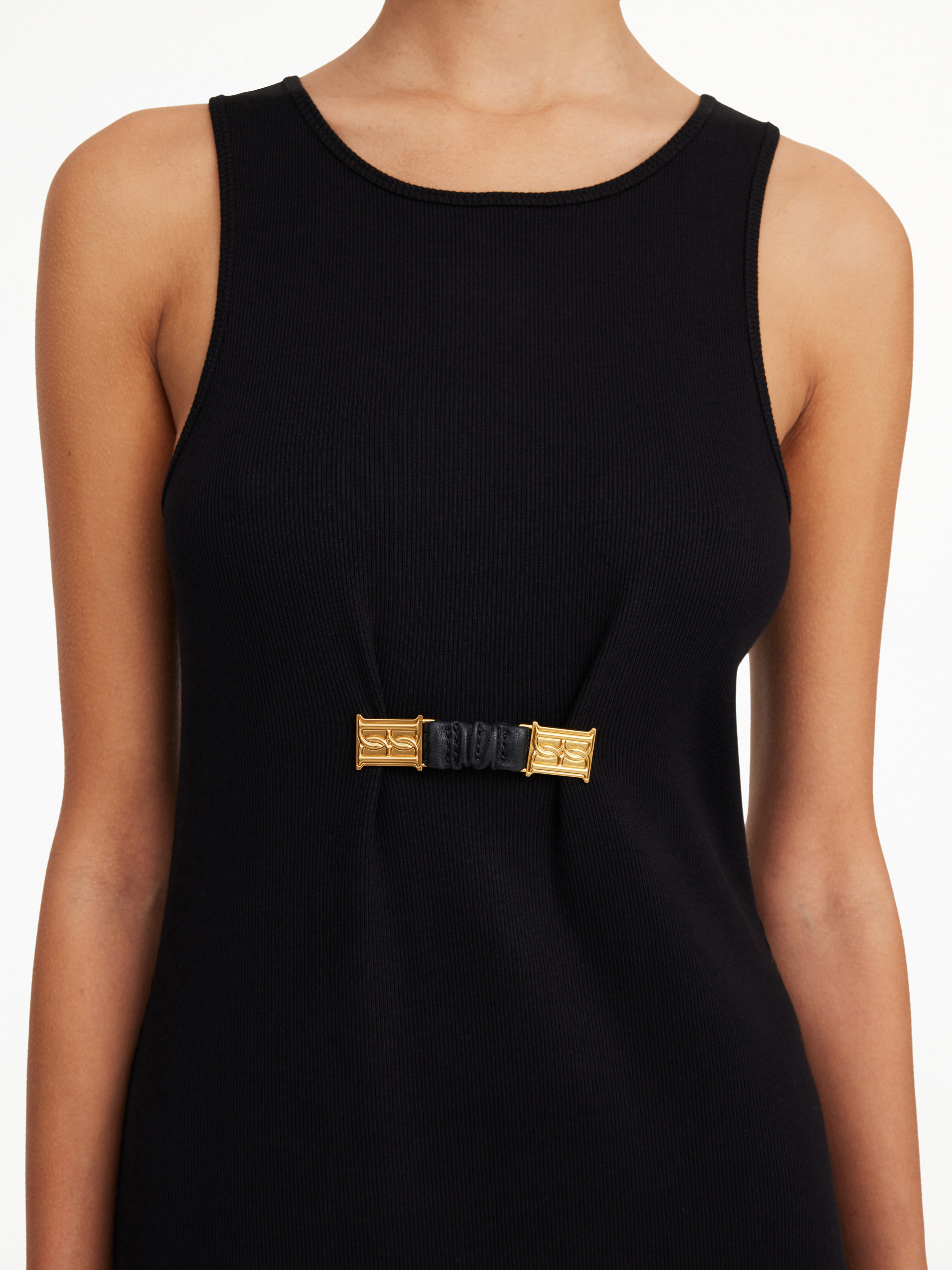 By Malene Birger Jummis Leather Cuff In Black