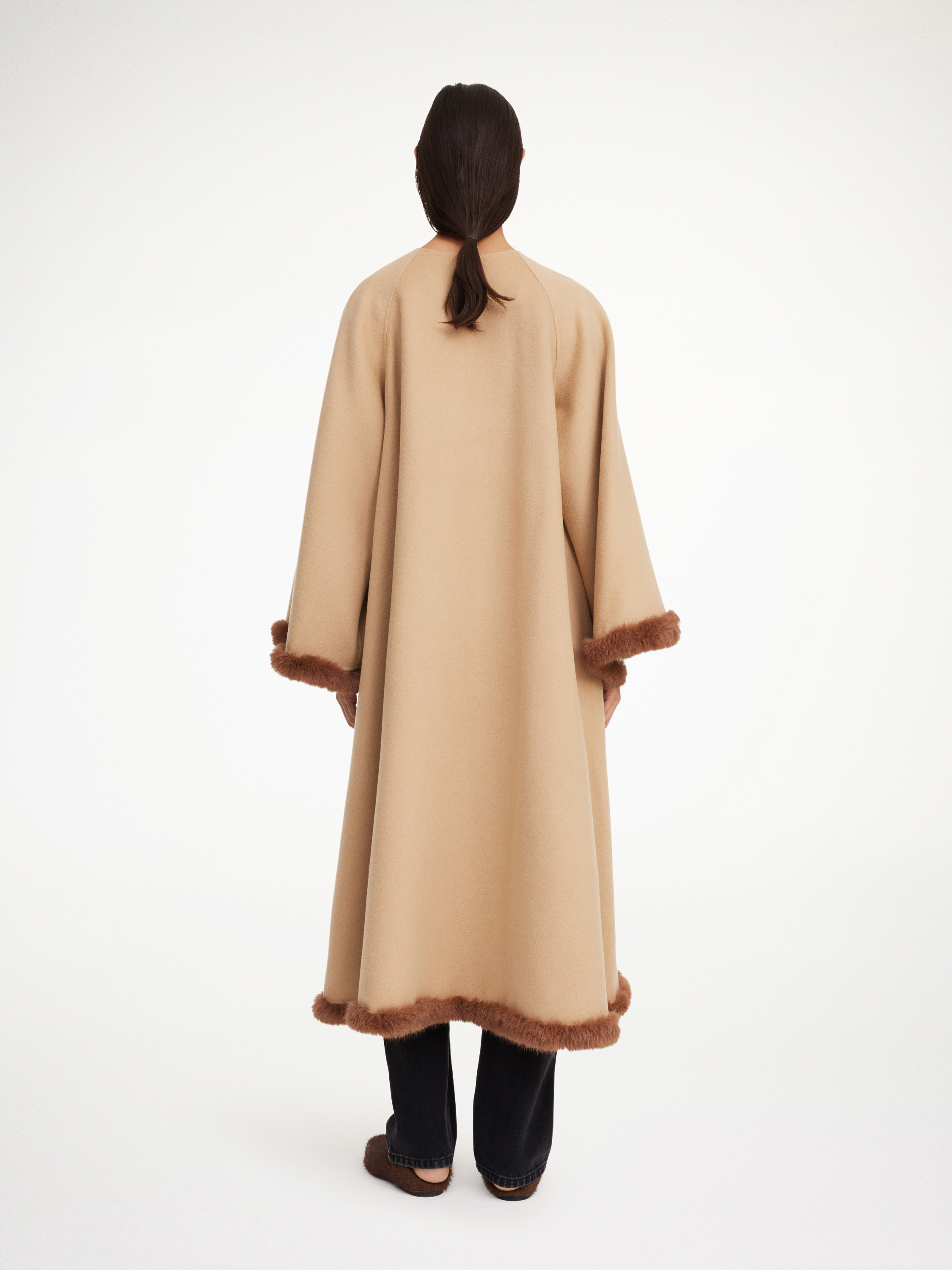 By Malene Birger Dalimas Wool Coat In Dark Sand