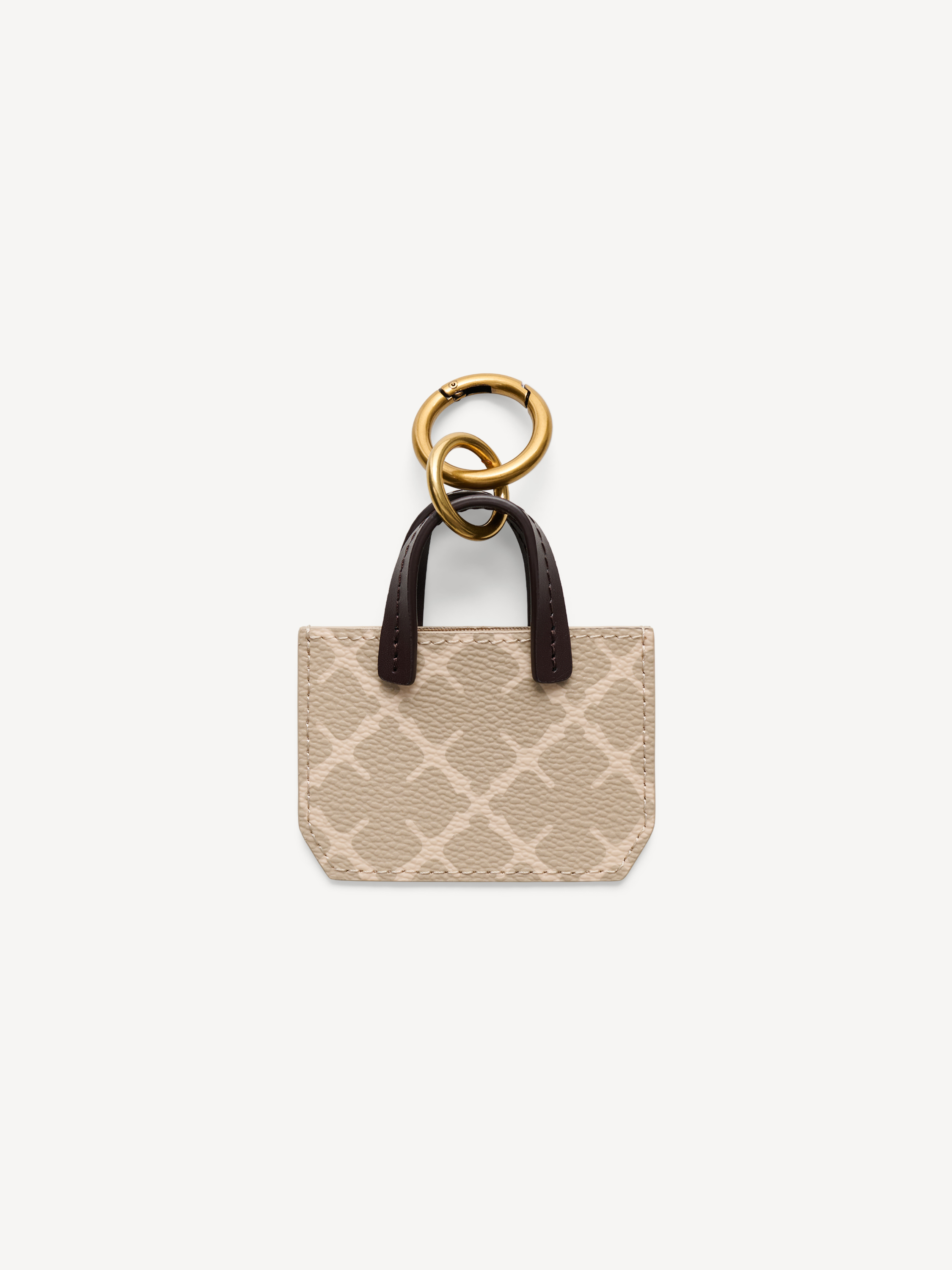 By Malene Birger Ada Charm Keychain In White