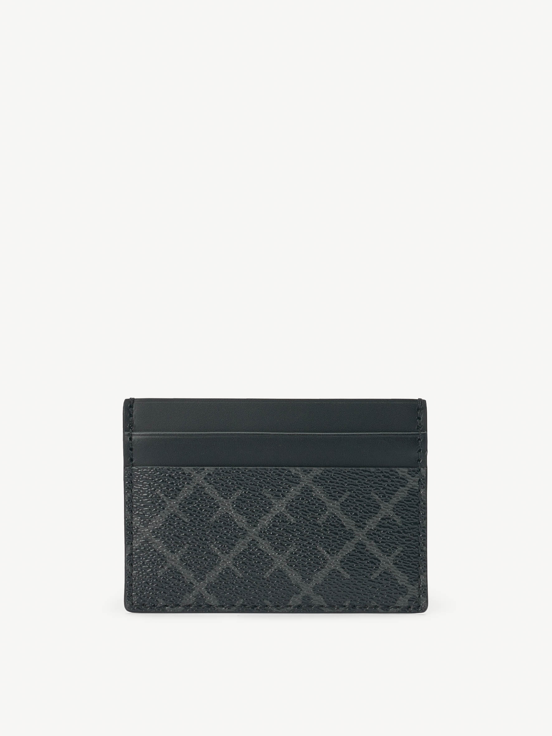 Shop By Malene Birger Elia Printed Cardholder In Charcoal