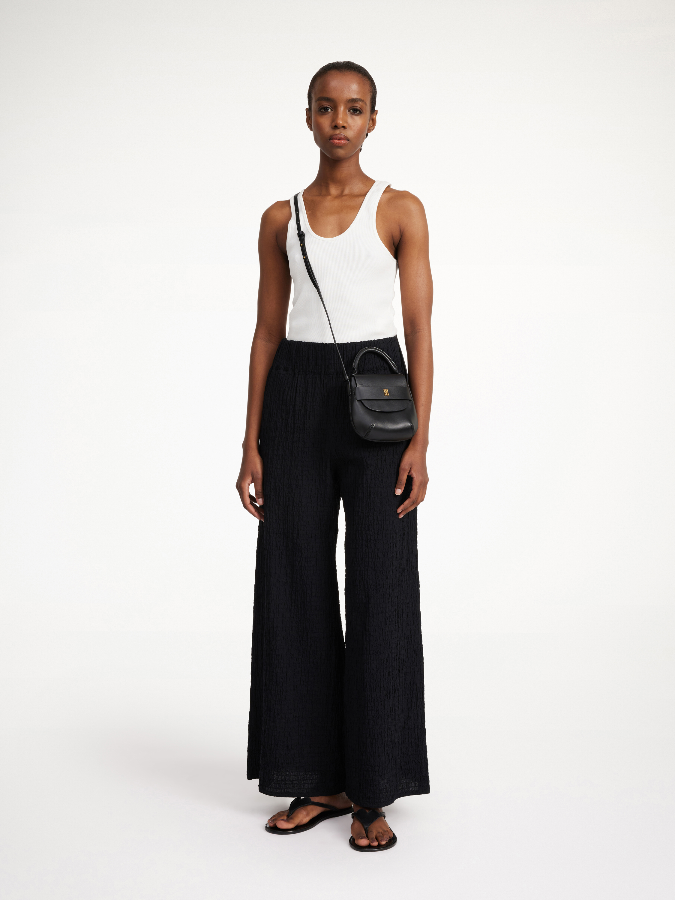 By Malene Birger Campine Wide-leg Trousers In Black