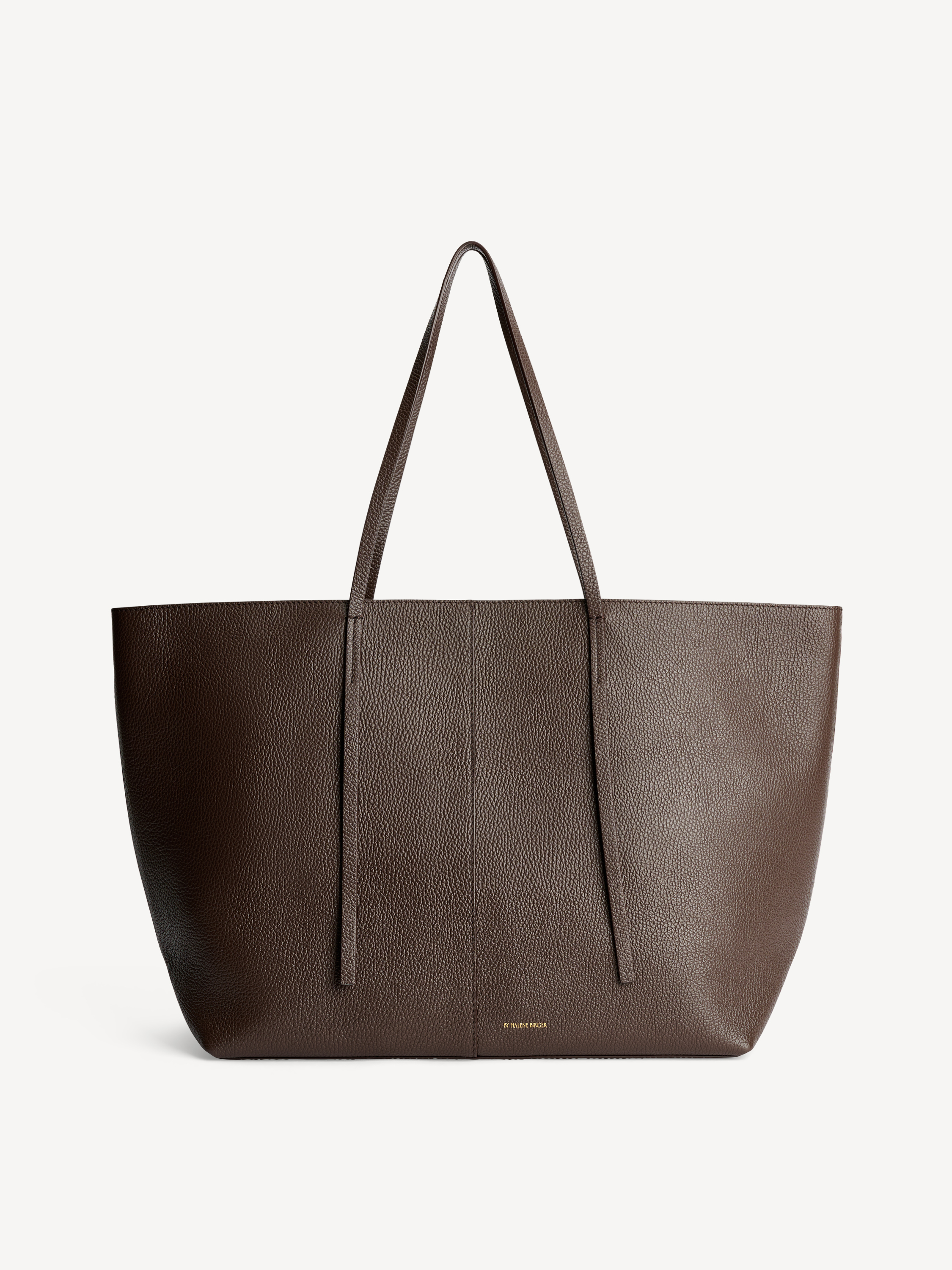 By Malene Birger Abilla Leather Tote In Brown