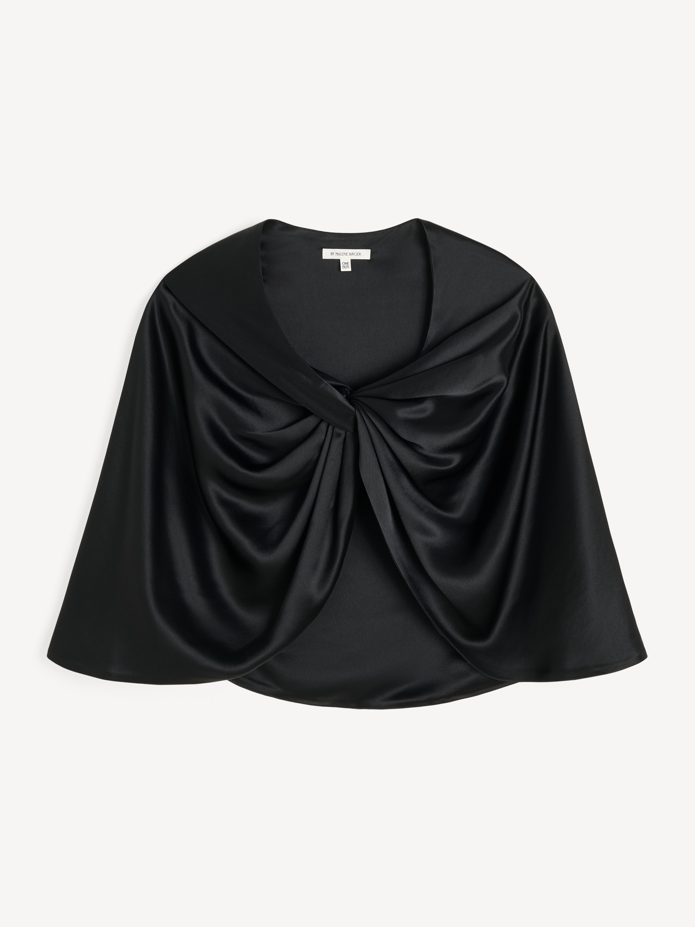 By Malene Birger Kvinno Svart Pinlos Cape