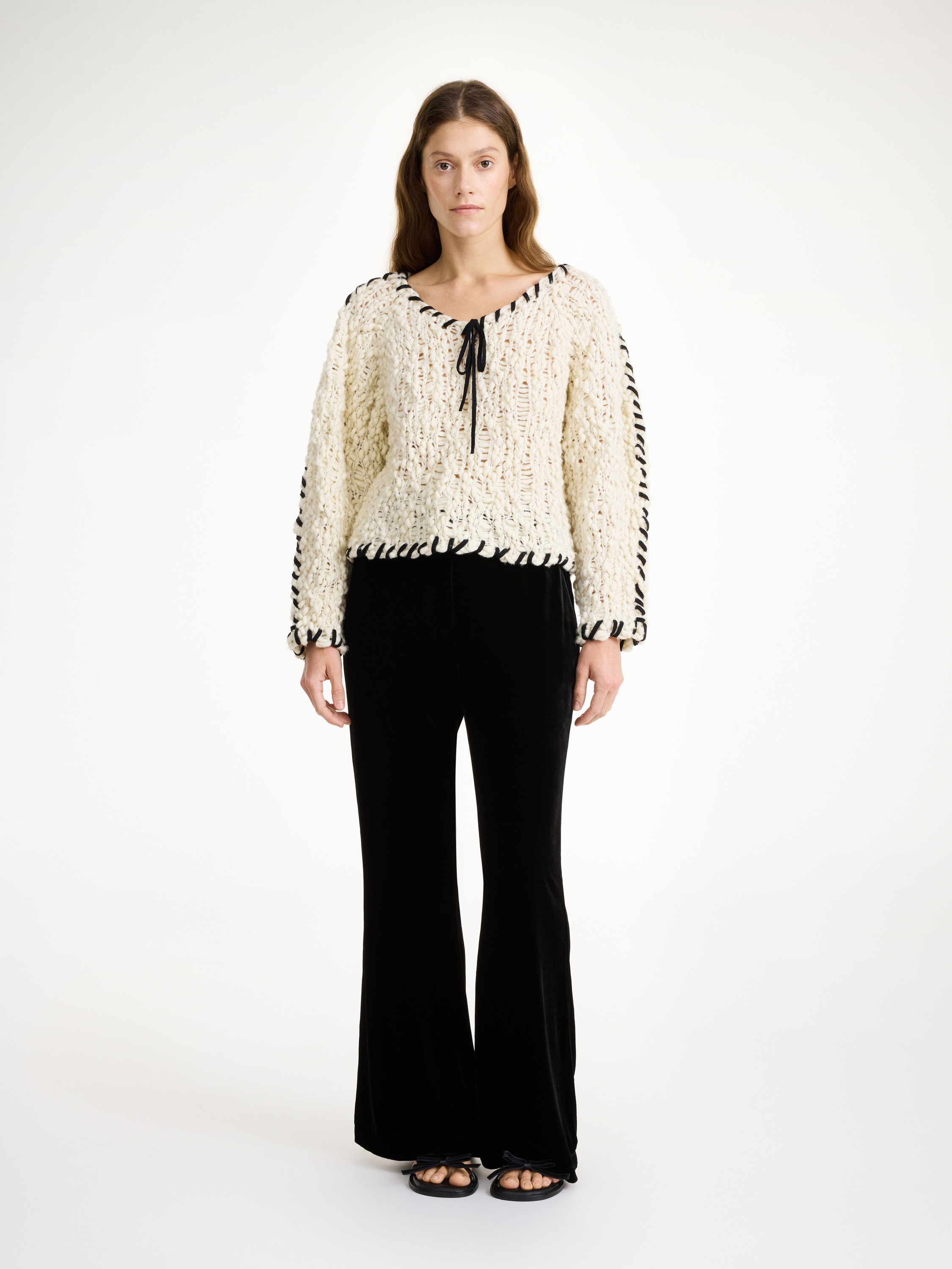 Shop By Malene Birger Milea Sweater In Soft White