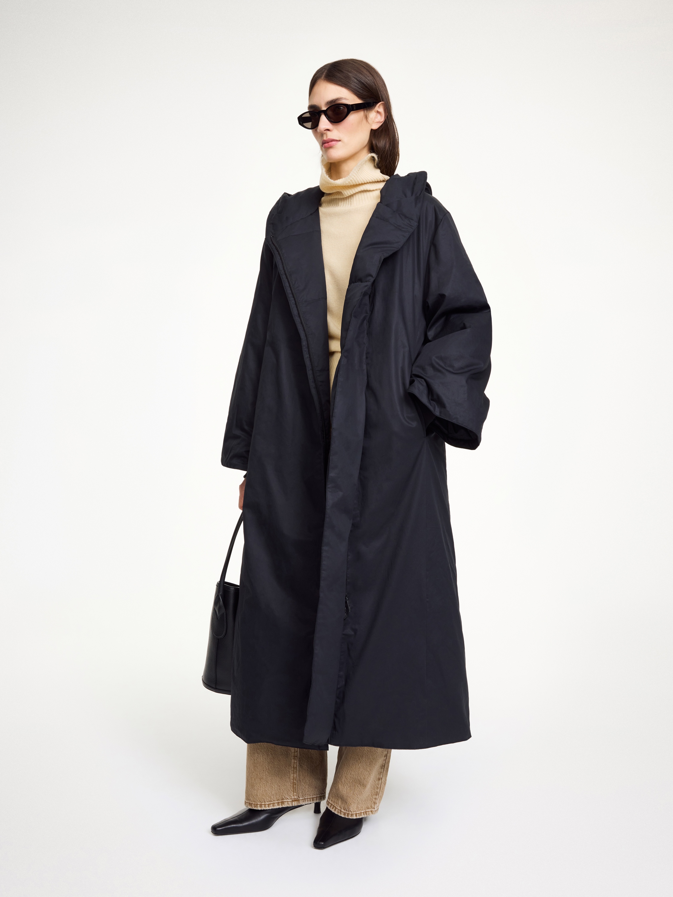 By Malene Birger Camie Recycled Cotton Coat In Black