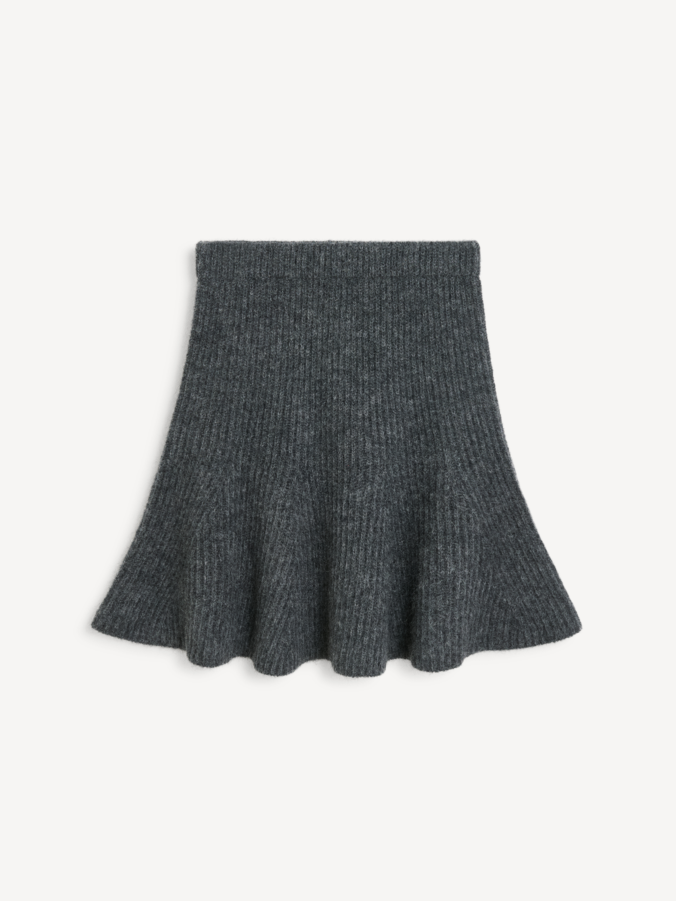 By Malene Birger Dox Mini Skirt In Grey Melange