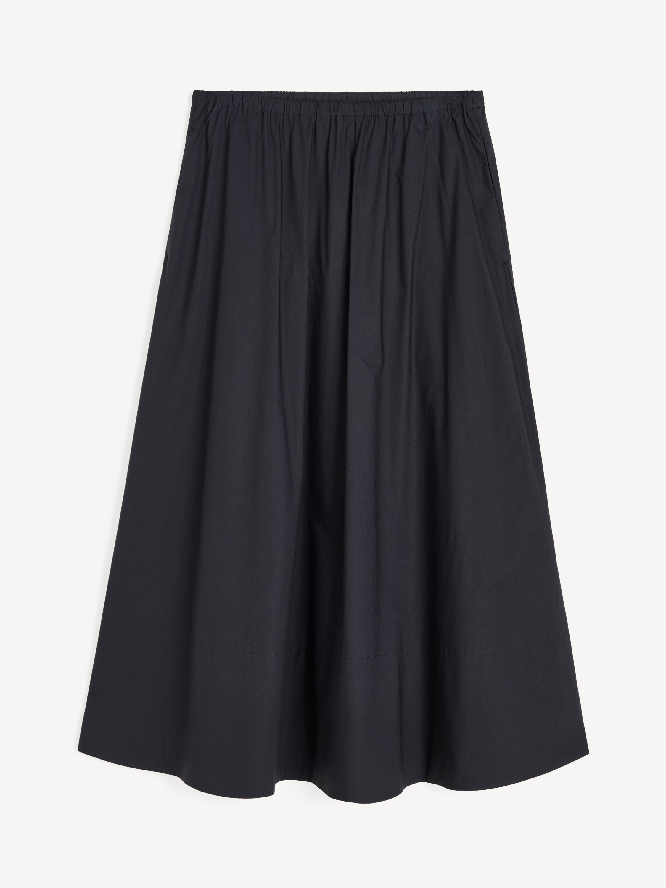 By Malene Birger Women's Black Pheobes Organic Cotton Skirt Size 42