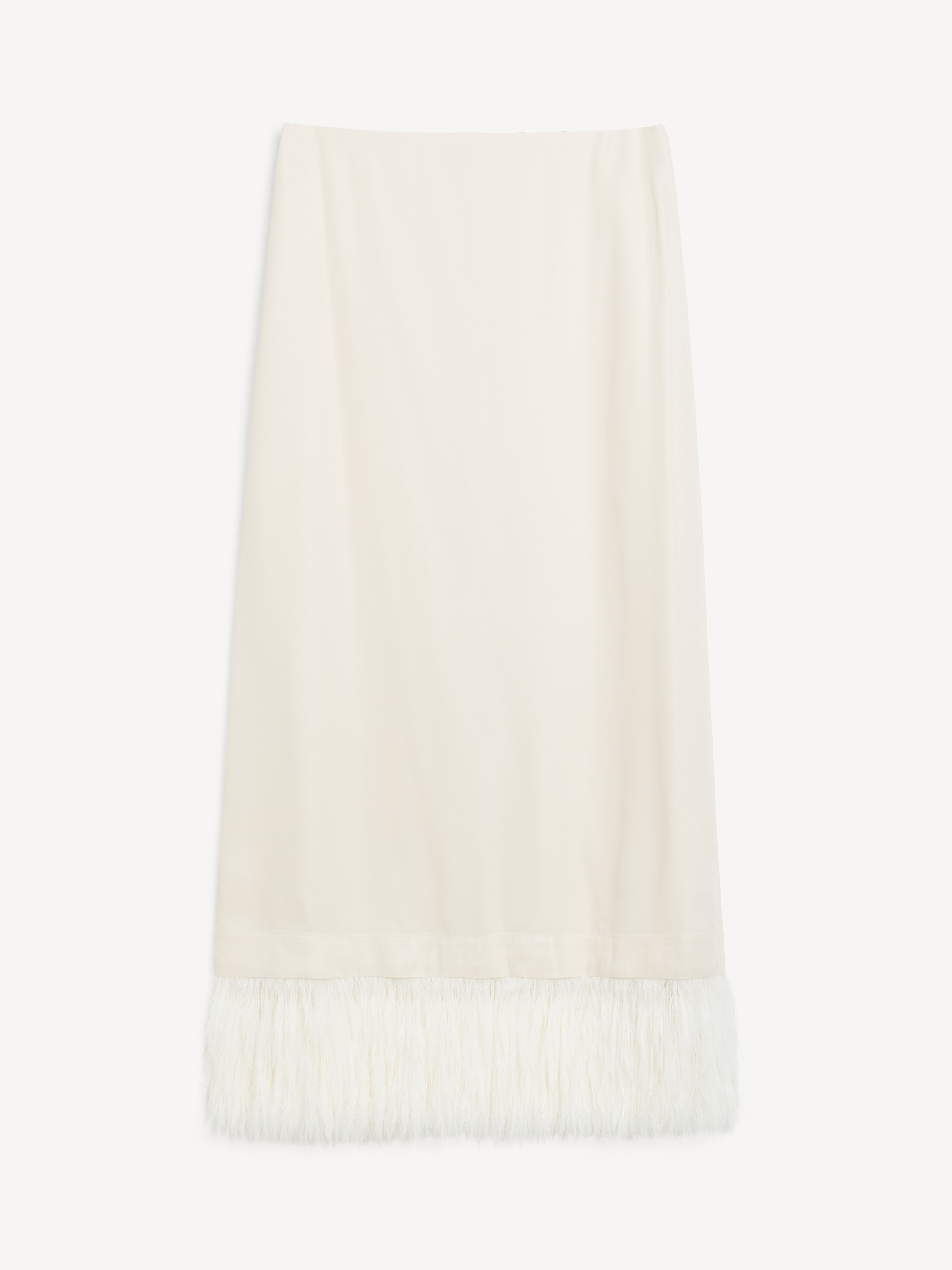 By Malene Birger Palomie Midi Skirt In Soft White