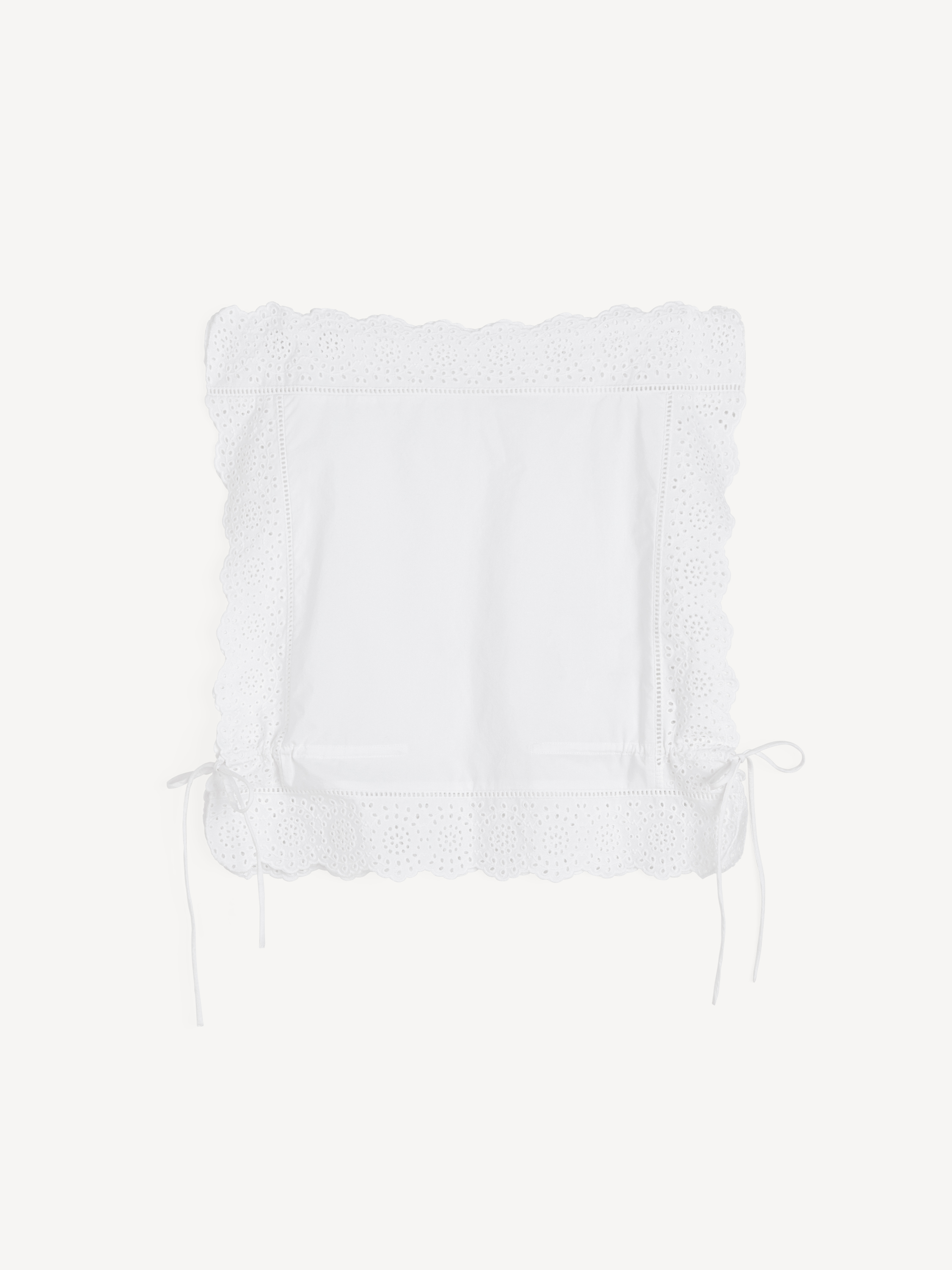 By Malene Birger Women's Pure White Gerda Organic Cotton Top Size 44