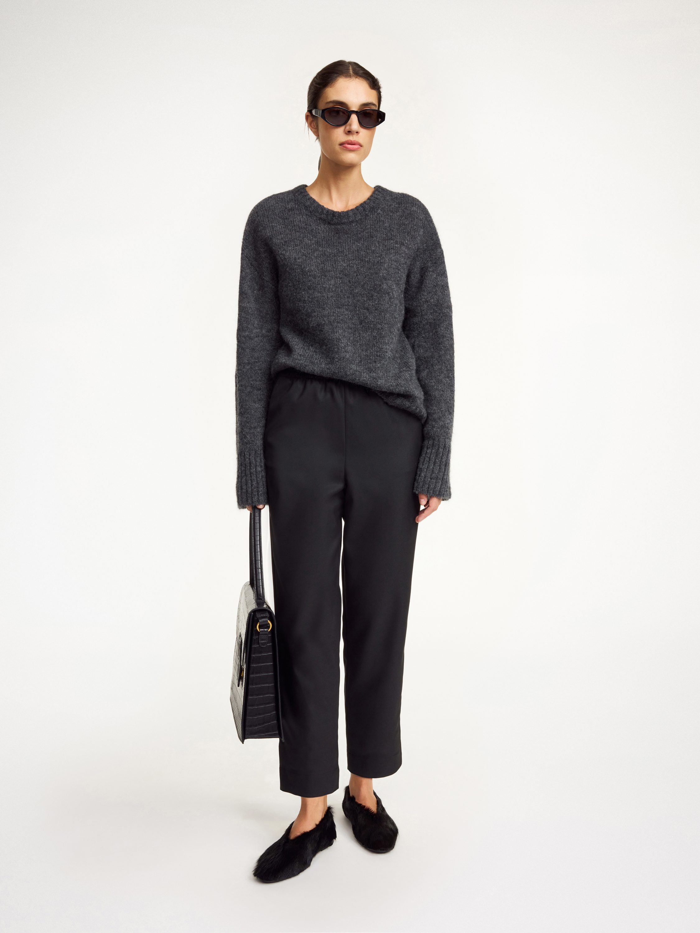 Shop By Malene Birger Remi Trousers In Black