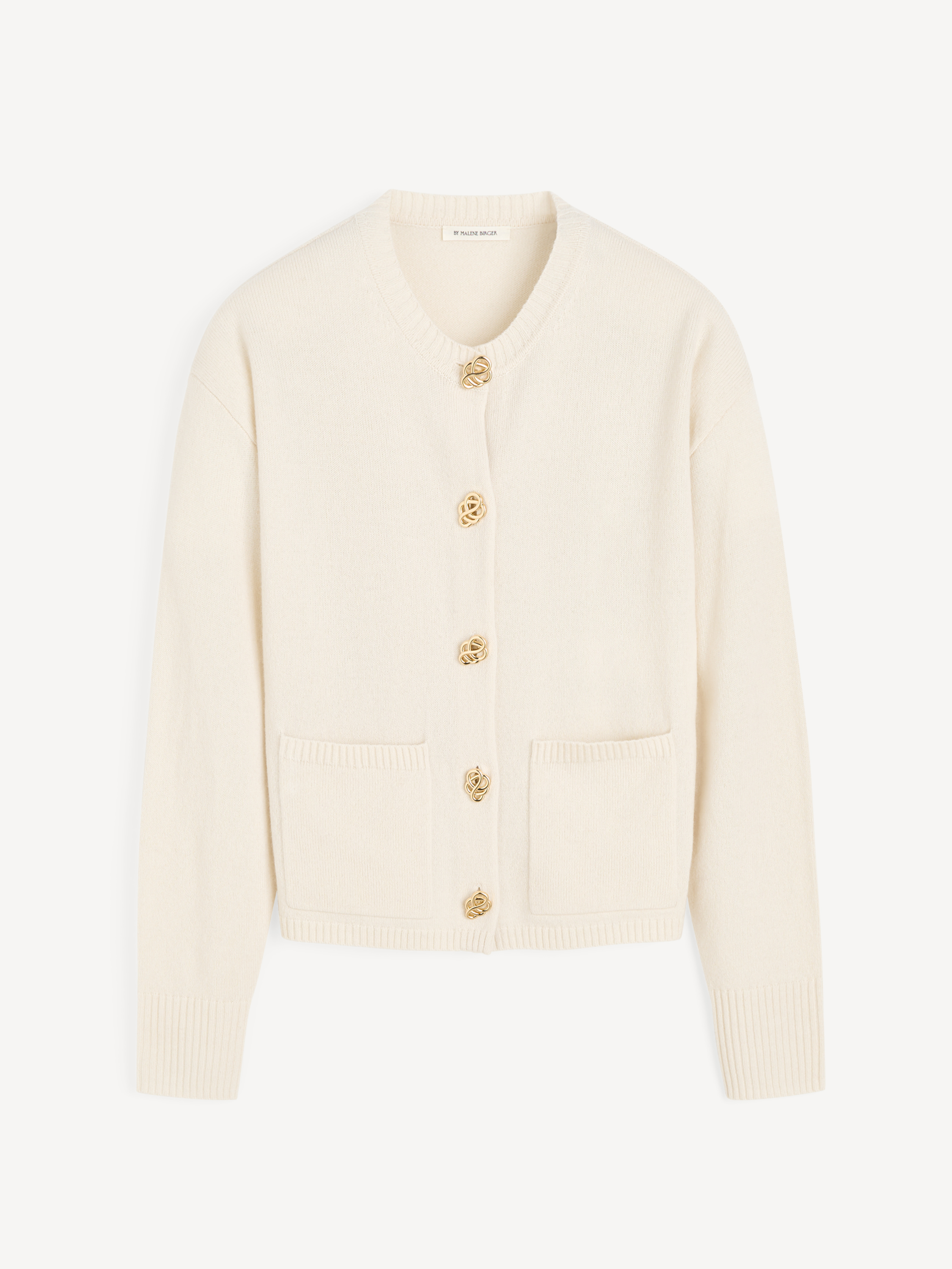 By Malene Birger Women's Soft White Veronika Wool Cardigan Xxs
