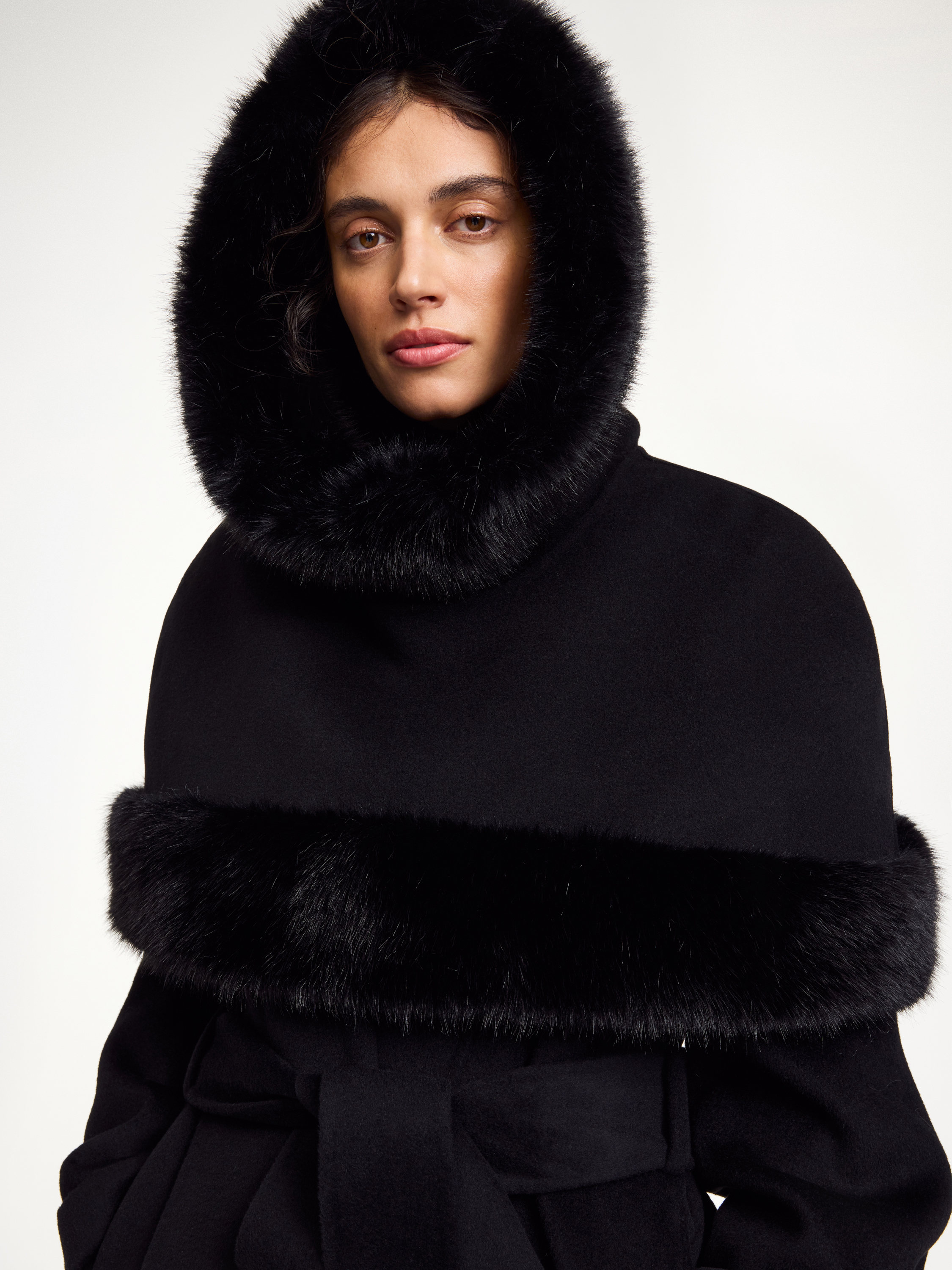 By Malene Birger Marta Wool Cape In Black