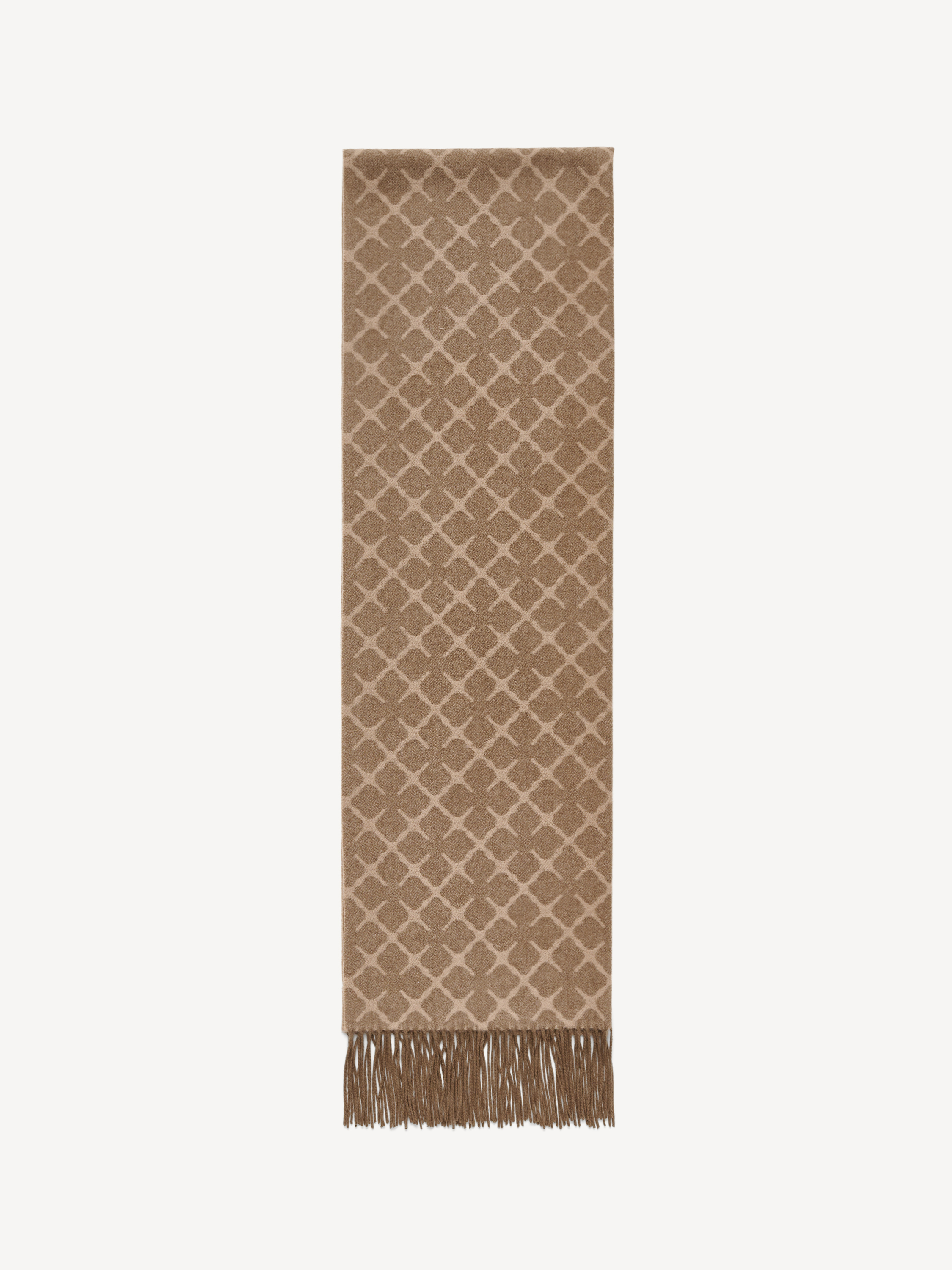 By Malene Birger Ortega Cashmere-blend Scarf In Light Brown
