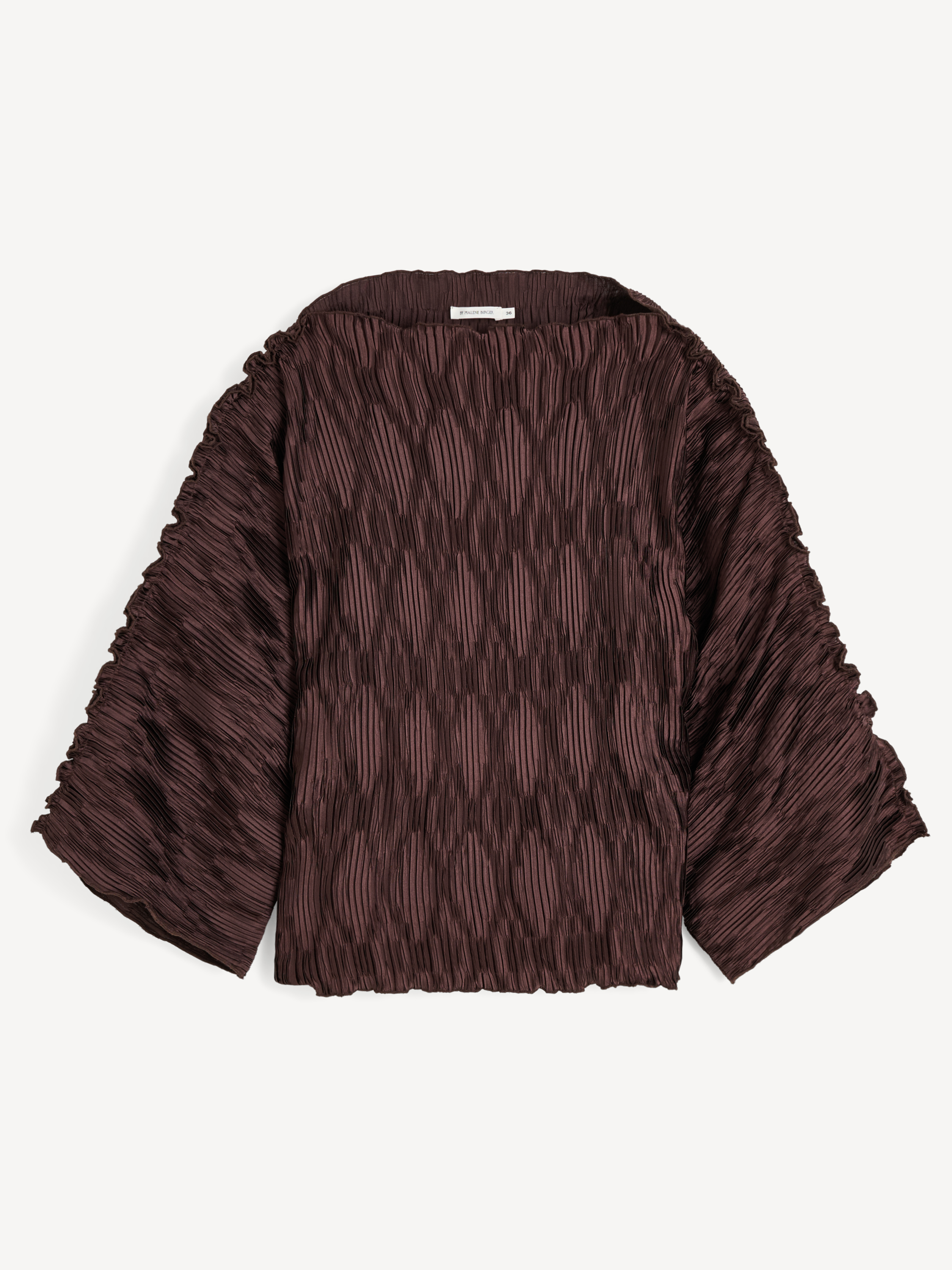 By Malene Birger Tralluman Pleated Blouse In Brown