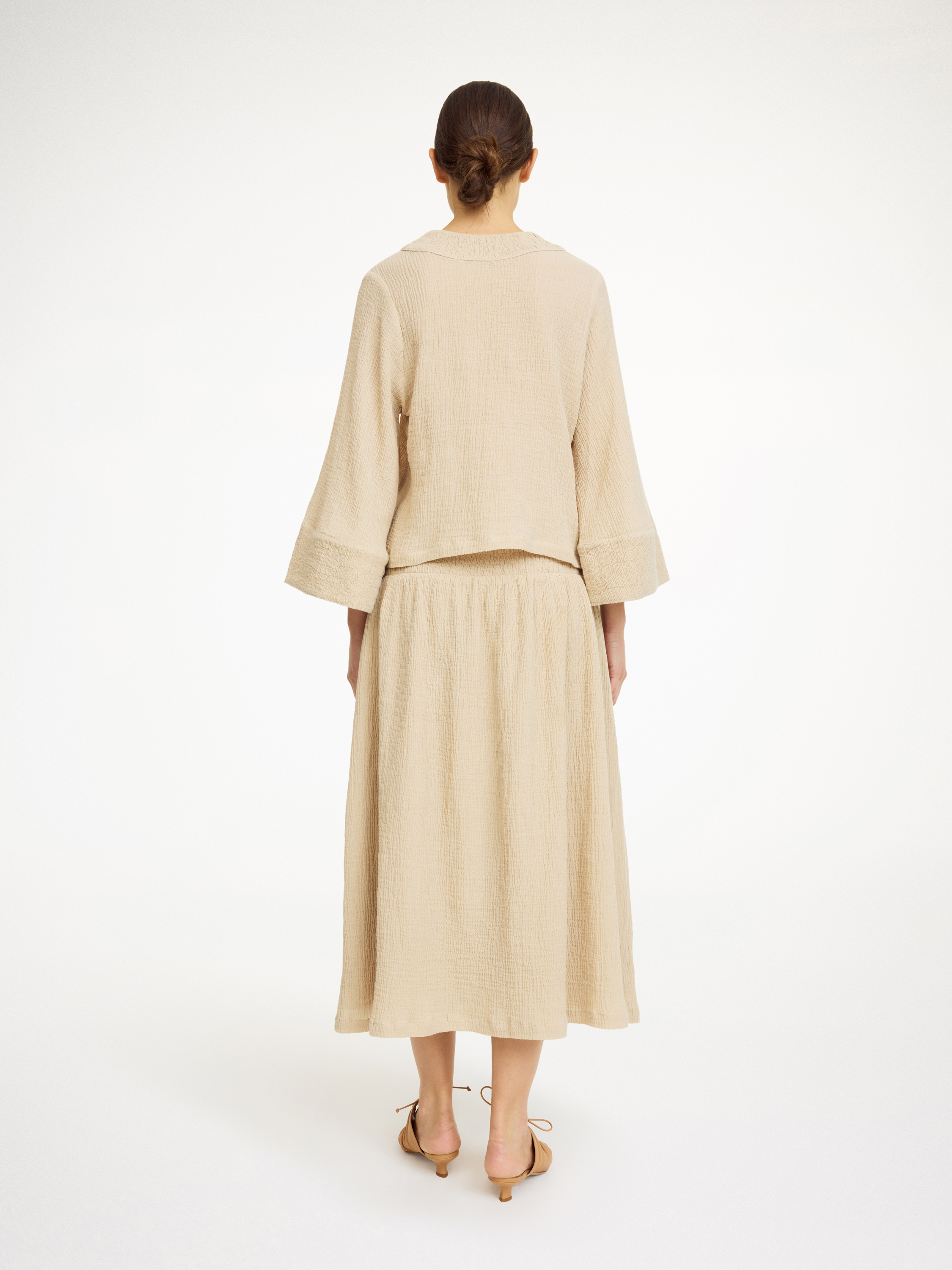 By Malene Birger Sol Midi Skirt In Tehina