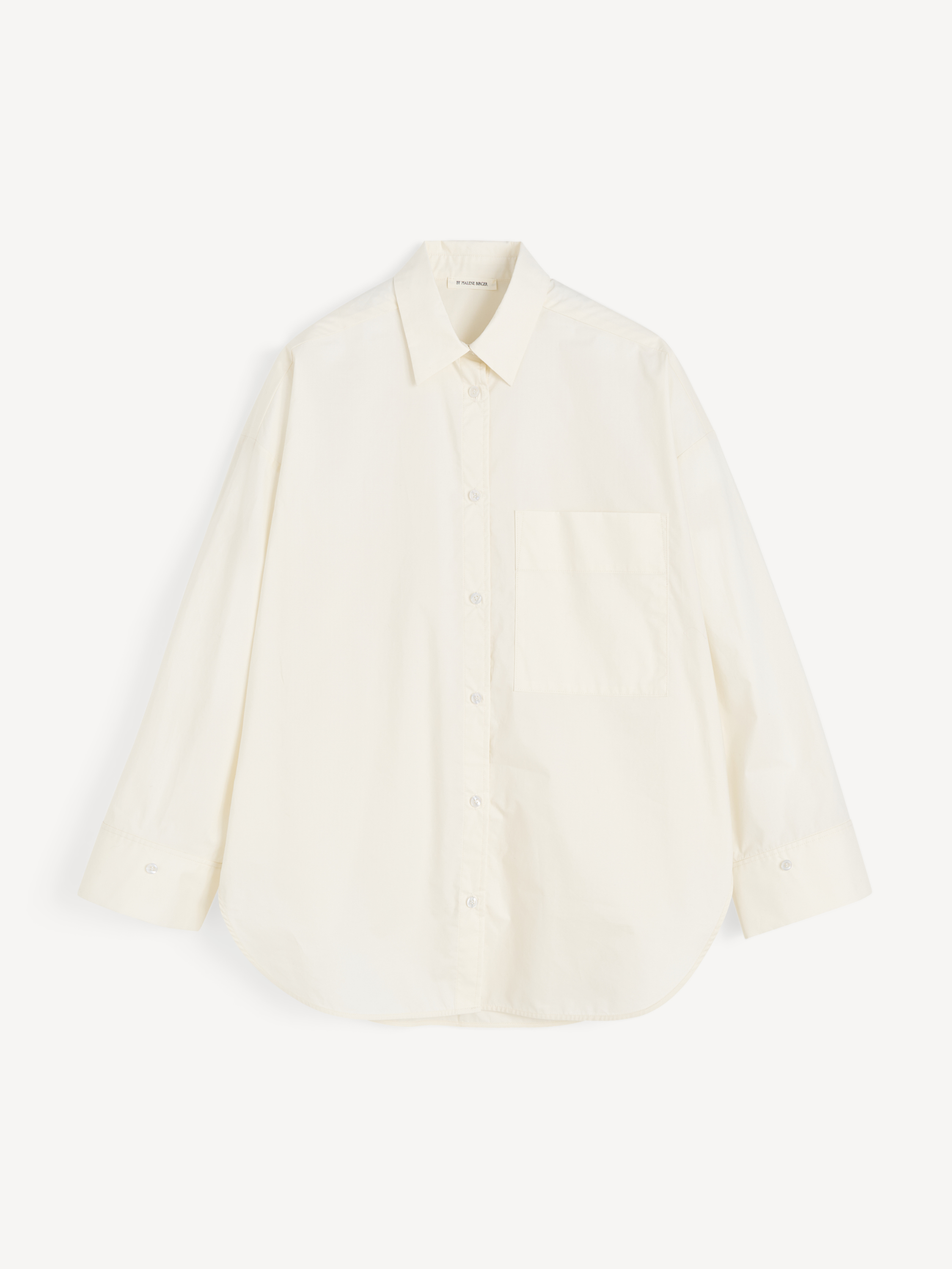 By Malene Birger Women's Whisper White Derris Organic Cotton Shirt Size 42