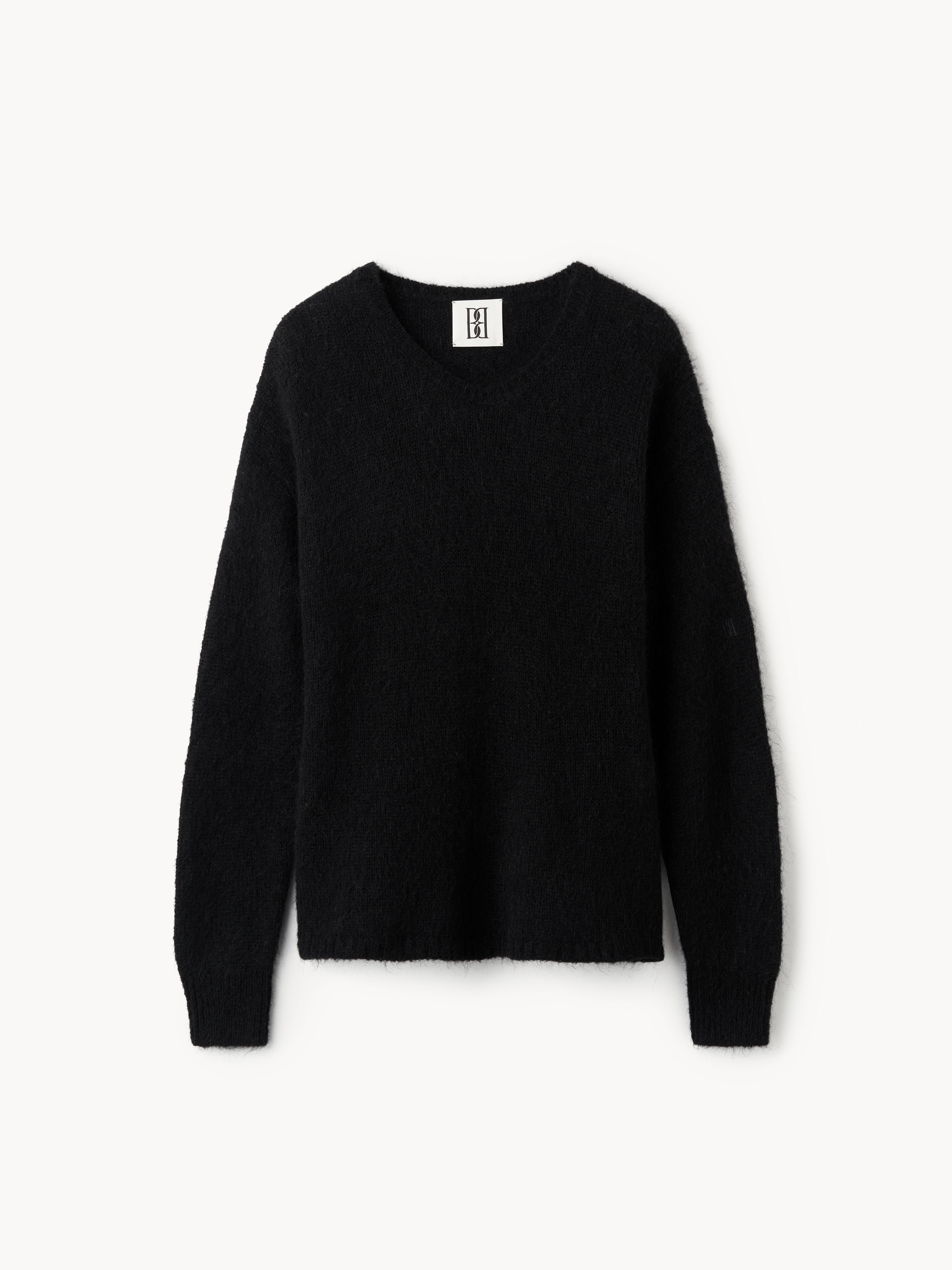 By Malene Birger Briella Mohair-blend Jumper In Black