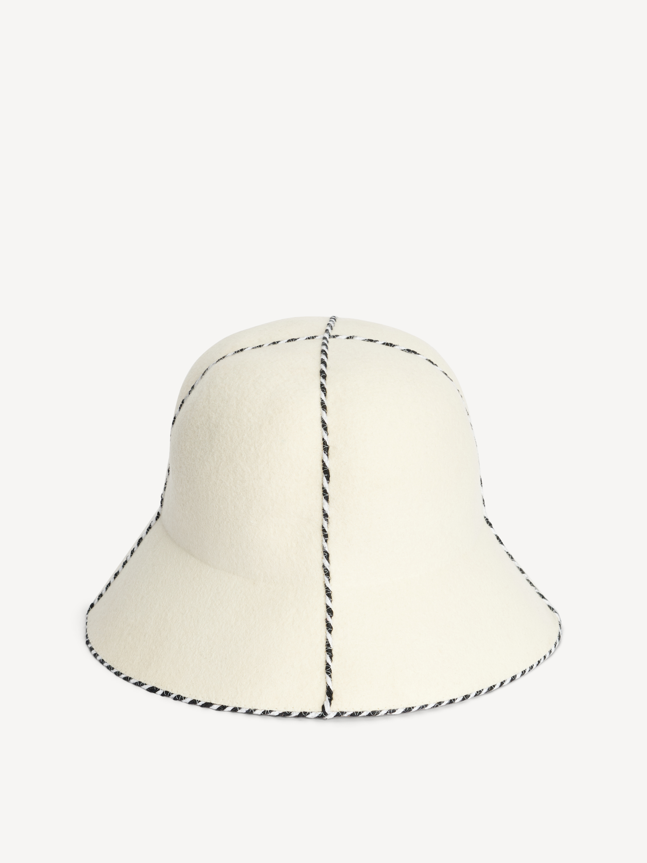 By Malene Birger Ilmura Wool Hat In Oyster Grey