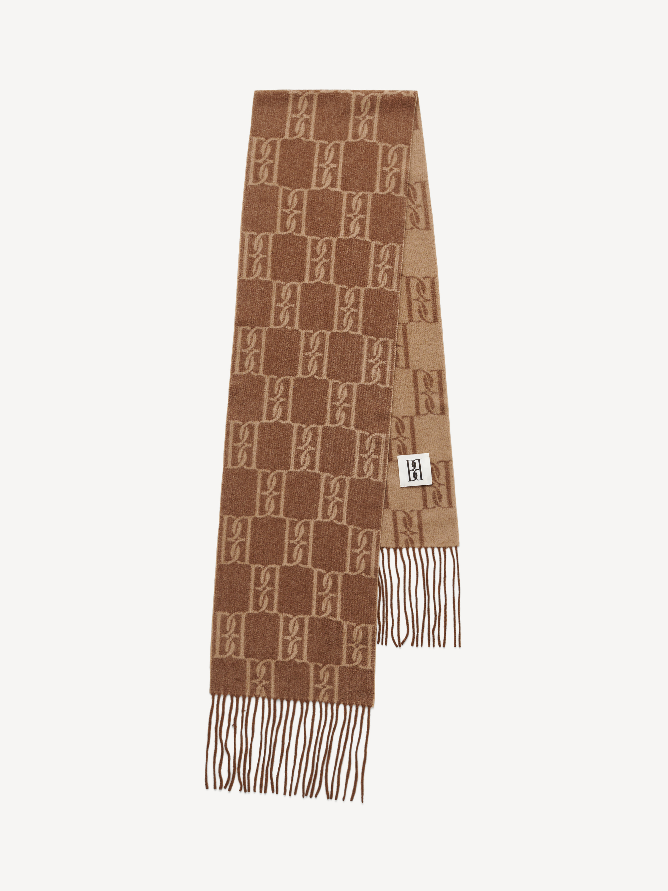 By Malene Birger Manno Wool Scarf In Bison