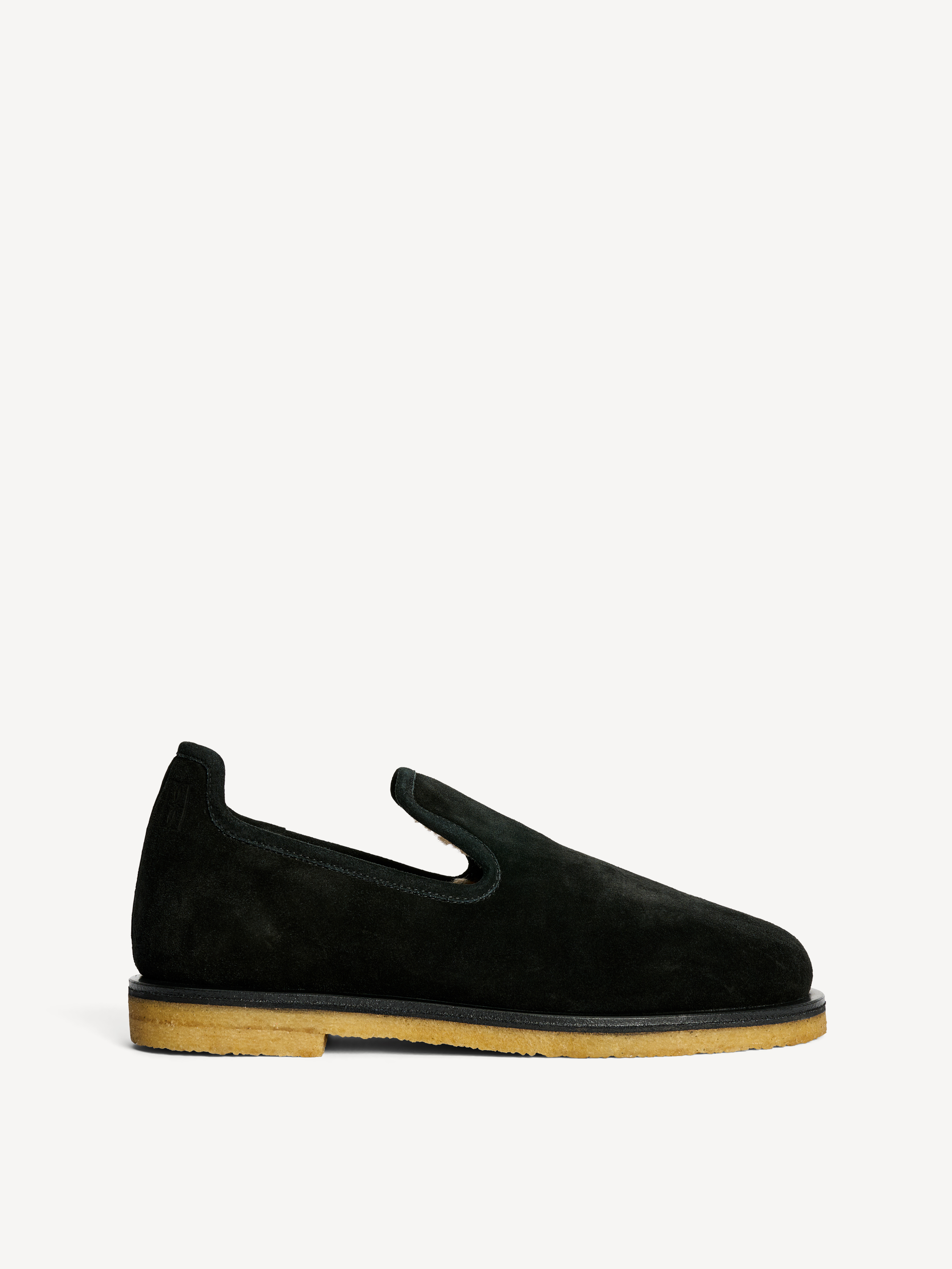 By Malene Birger Romine Suede Slippers In Black