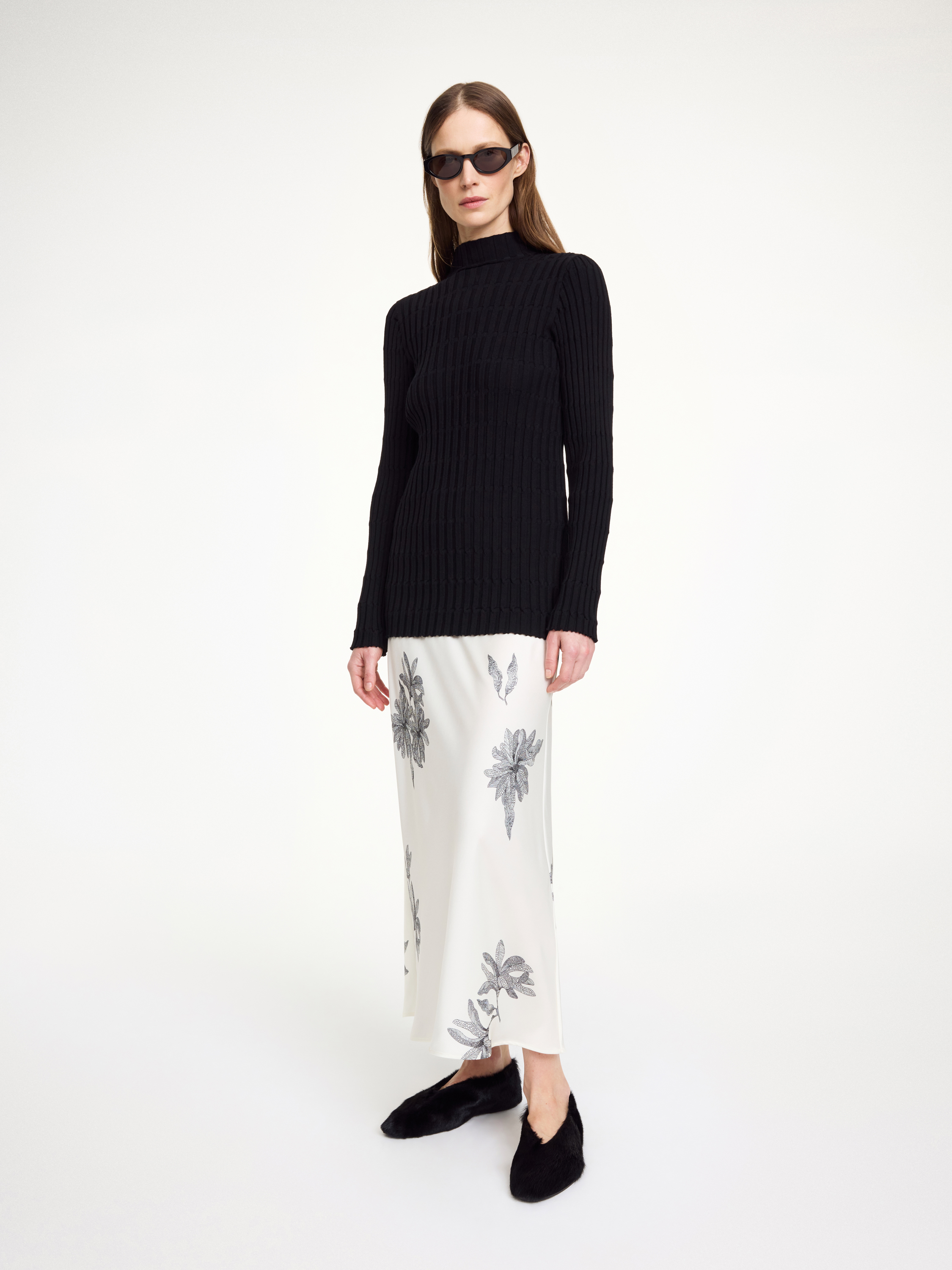 By Malene Birger Boshan Midi Skirt In Multi