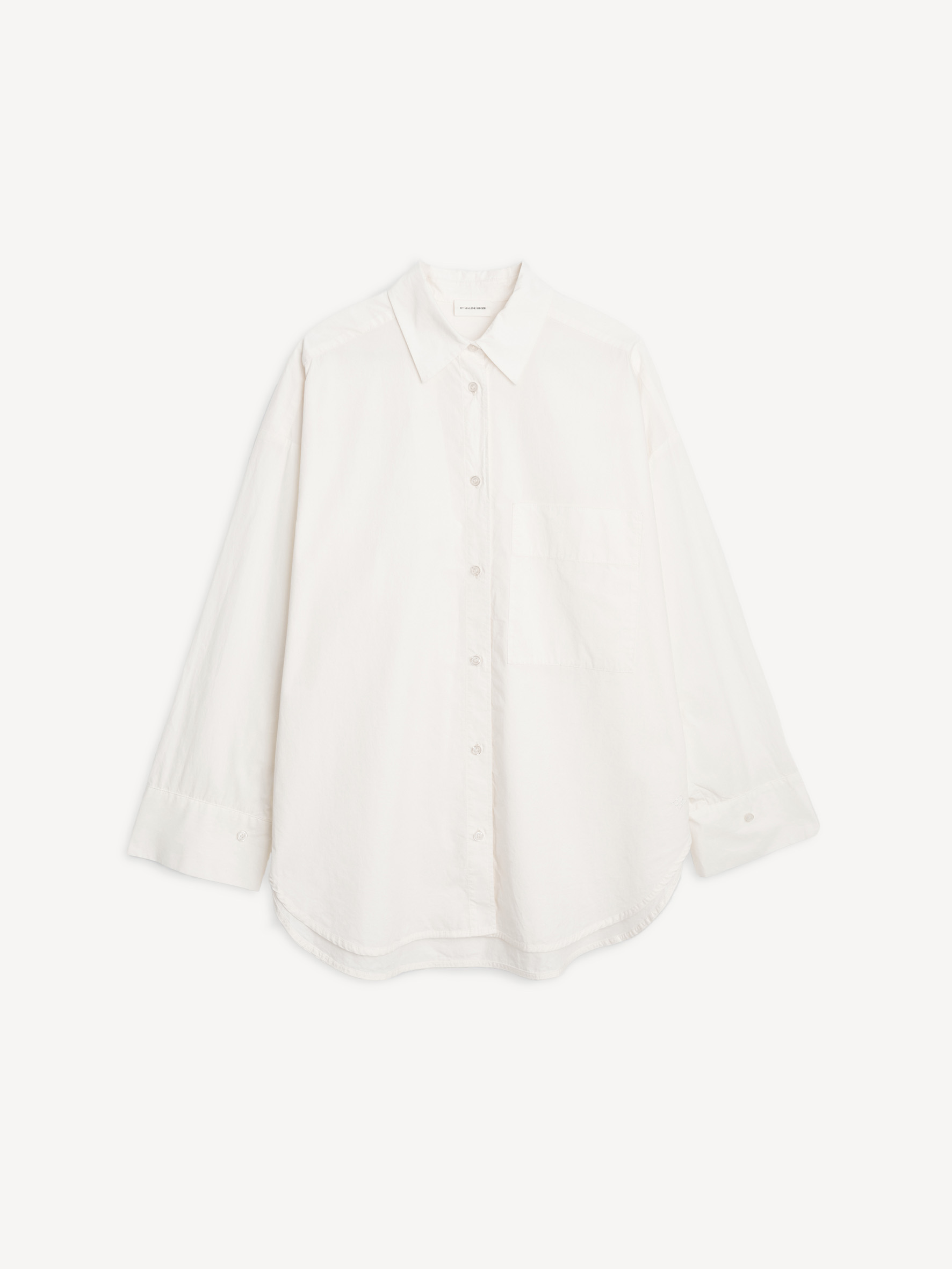 By Malene Birger Women's Whisper White Derris Organic Cotton Shirt Size 42