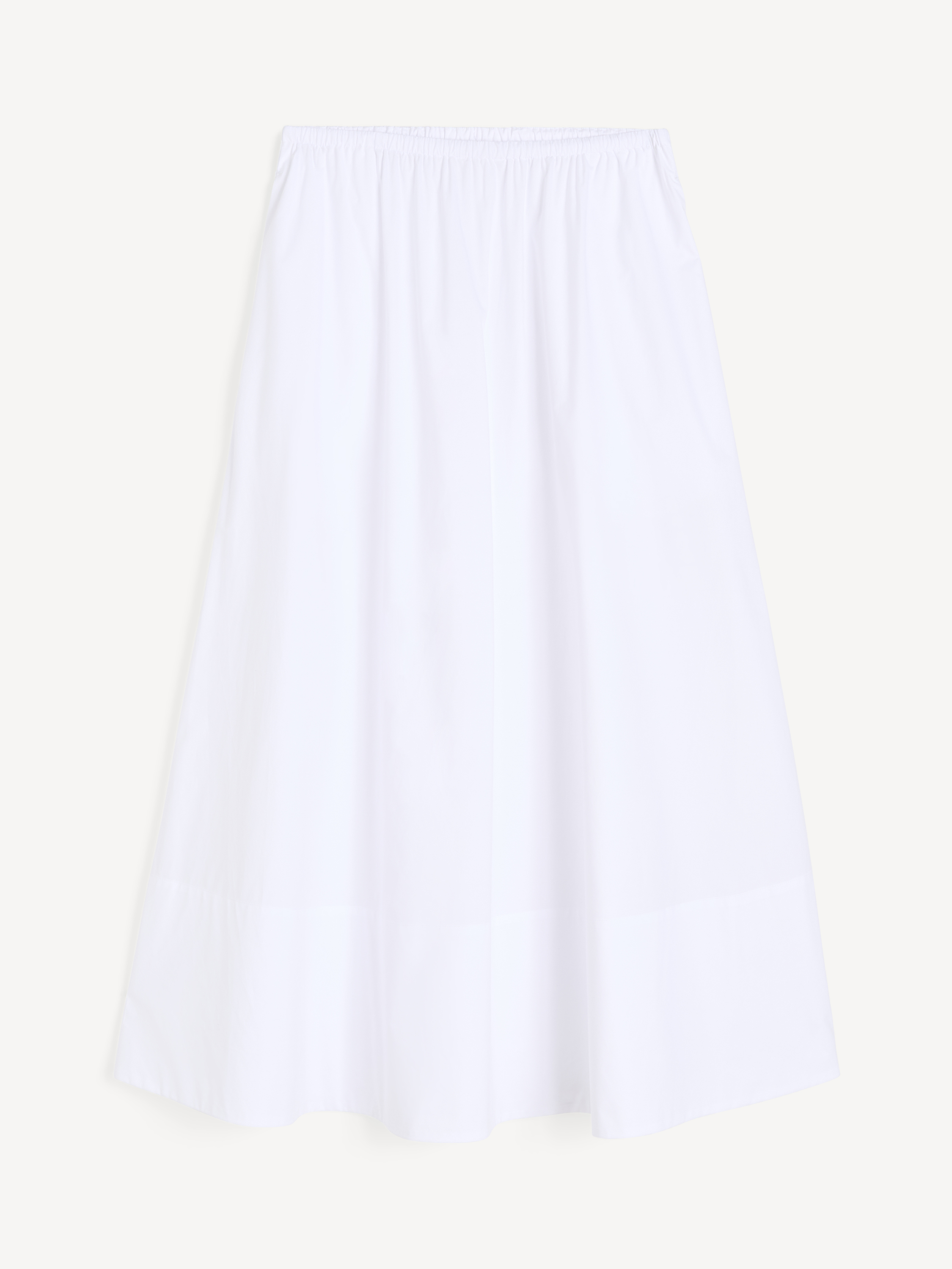 By Malene Birger Women's Pure White Pheobes Organic Cotton Skirt Size 32