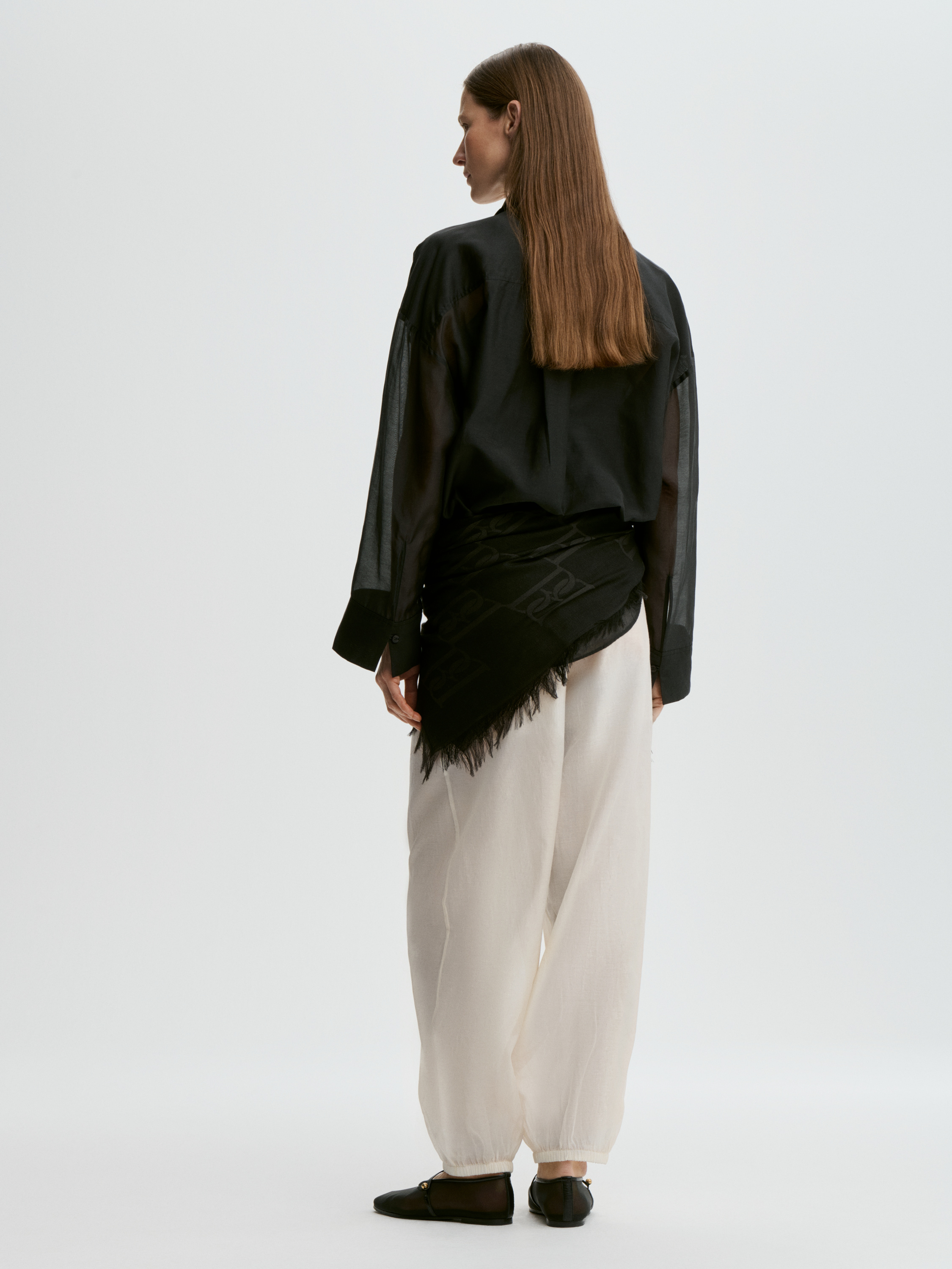 Derris Silk Organza Shirt